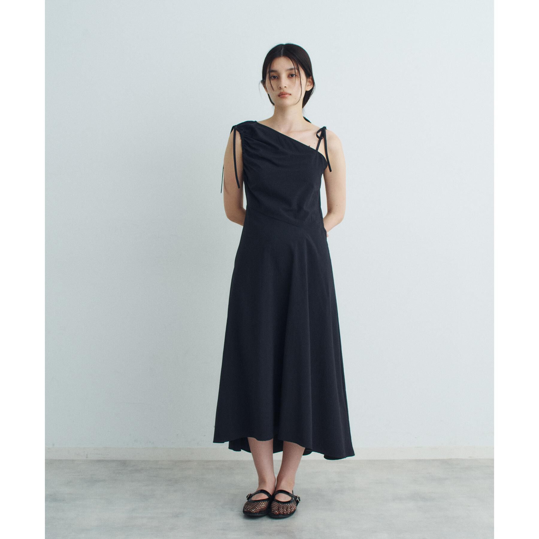 CODE A「asymmetry ribbon one－piece」|ワンピース|