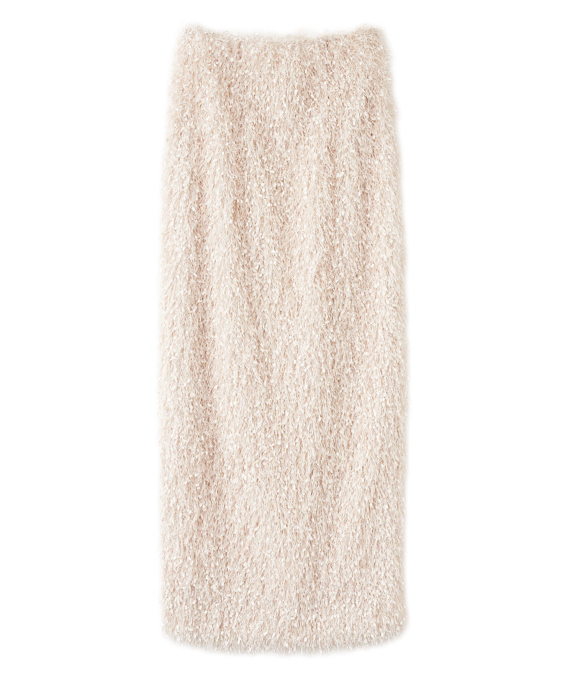 COCO DEAL「フェザーフリンジタイトスカート」|スカート|ベージュ