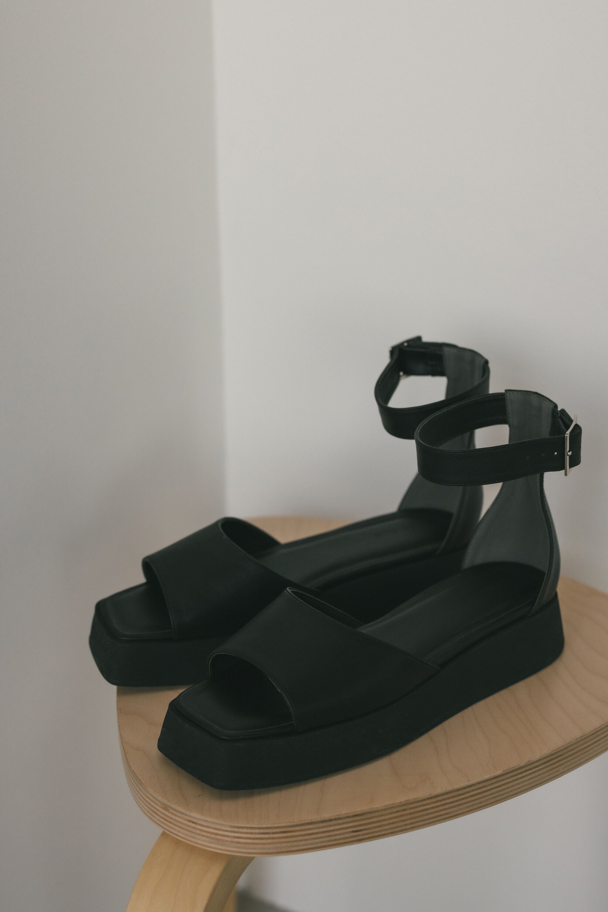 STYLEMIXER「プラットフォームサンダル」|サンダル|BLK