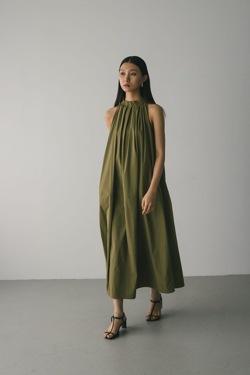 STYLEMIXER「撥水ネックギャザーワンピース」|ワンピース|