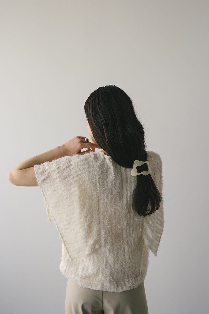 STYLEMIXER「チュールフリンジジャガードトップ」|シャツ・ブラウス|