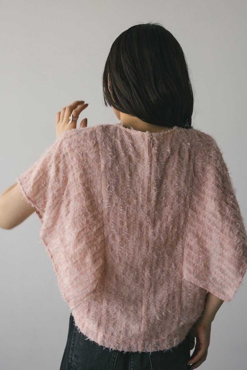 STYLEMIXER「チュールフリンジジャガードトップ」|シャツ・ブラウス|