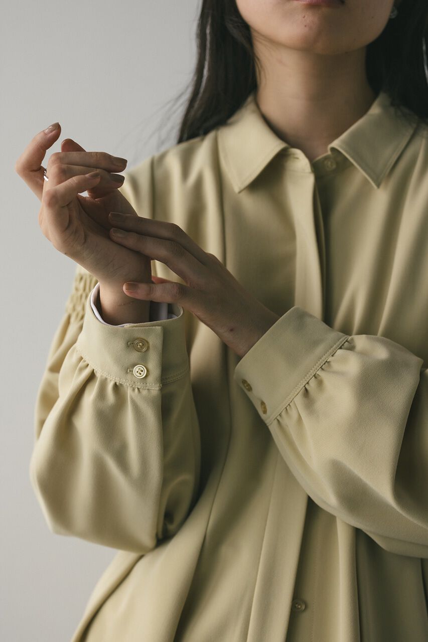 STYLEMIXER「ショルダーシャーリングシャツ」|シャツ・ブラウス|