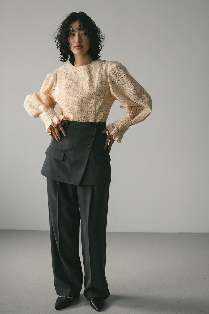 STYLEMIXER「カフタックレーストップ」|シャツ・ブラウス|