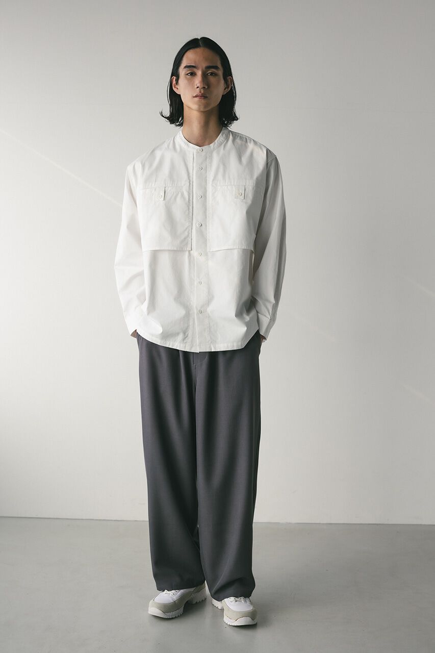 STYLEMIXER「ビッグポケットフラップシャツ」|シャツ・ブラウス|WHT