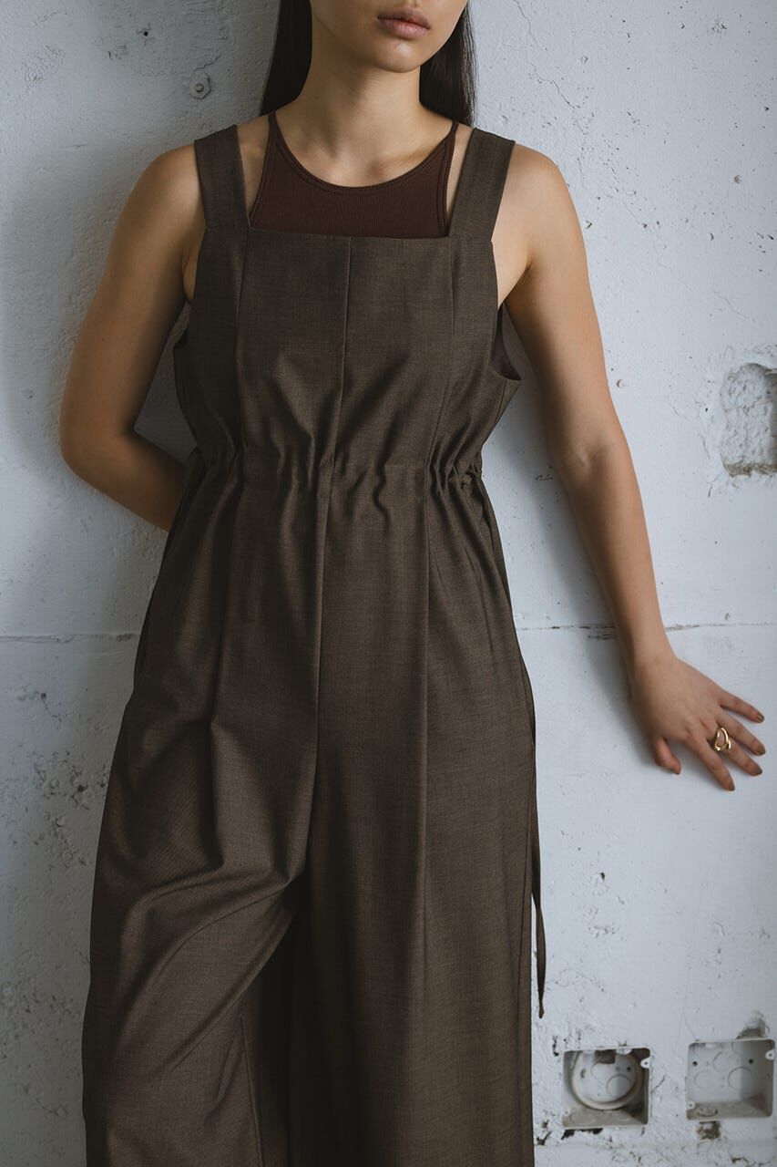 STYLEMIXER「サイドギャザーワイドロンパース」|その他|