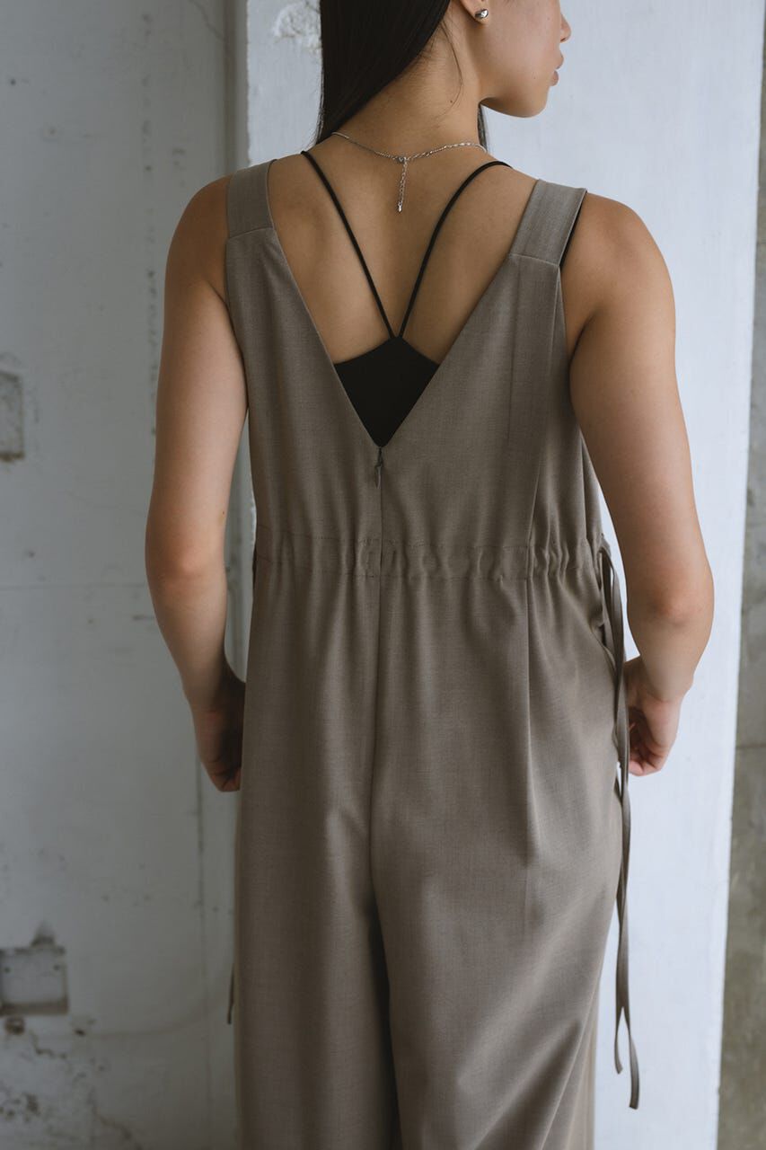 STYLEMIXER「サイドギャザーワイドロンパース」|その他|