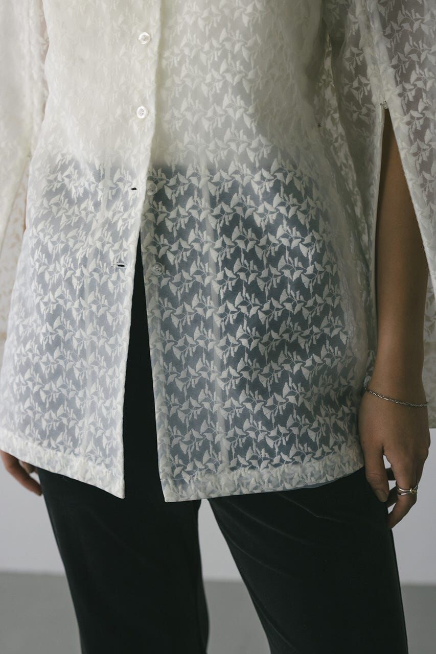 STYLEMIXER「レイヤ－レースシャツジャケット」|シャツ・ブラウス|