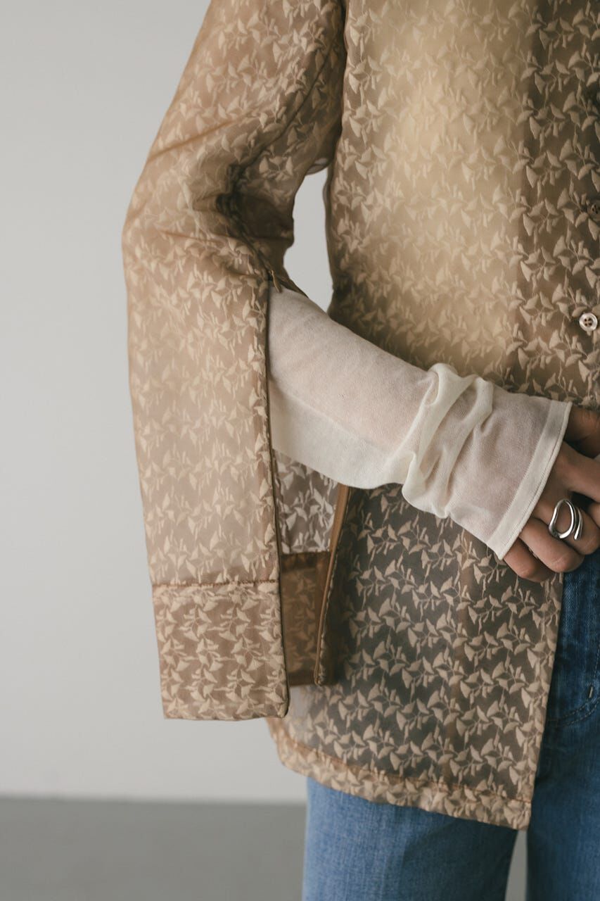 STYLEMIXER「レイヤ－レースシャツジャケット」|シャツ・ブラウス|