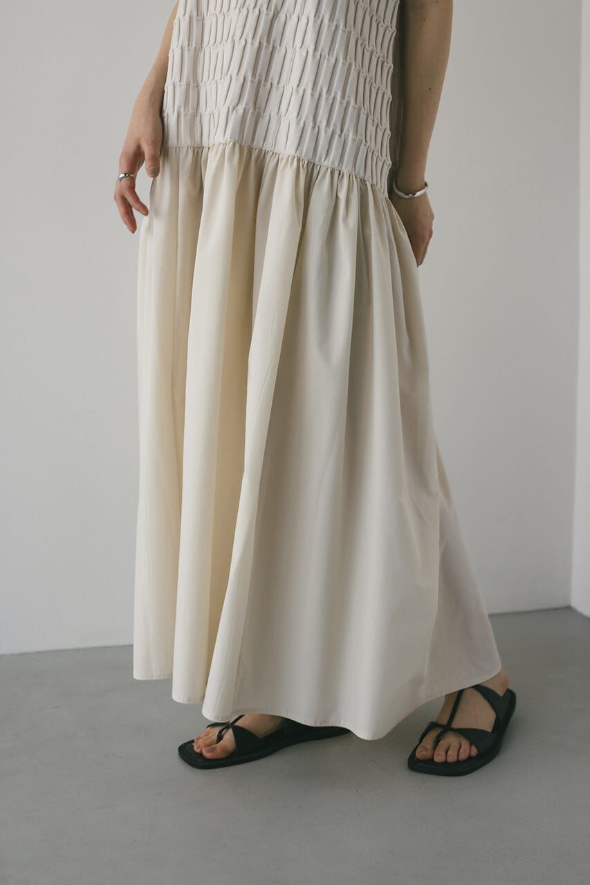 STYLEMIXER「クロシェドッキングティアードワンピース」|ワンピース|