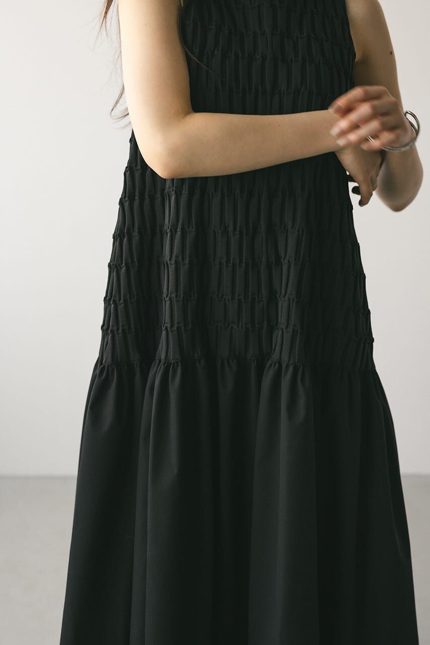 STYLEMIXER「クロシェドッキングティアードワンピース」|ワンピース|