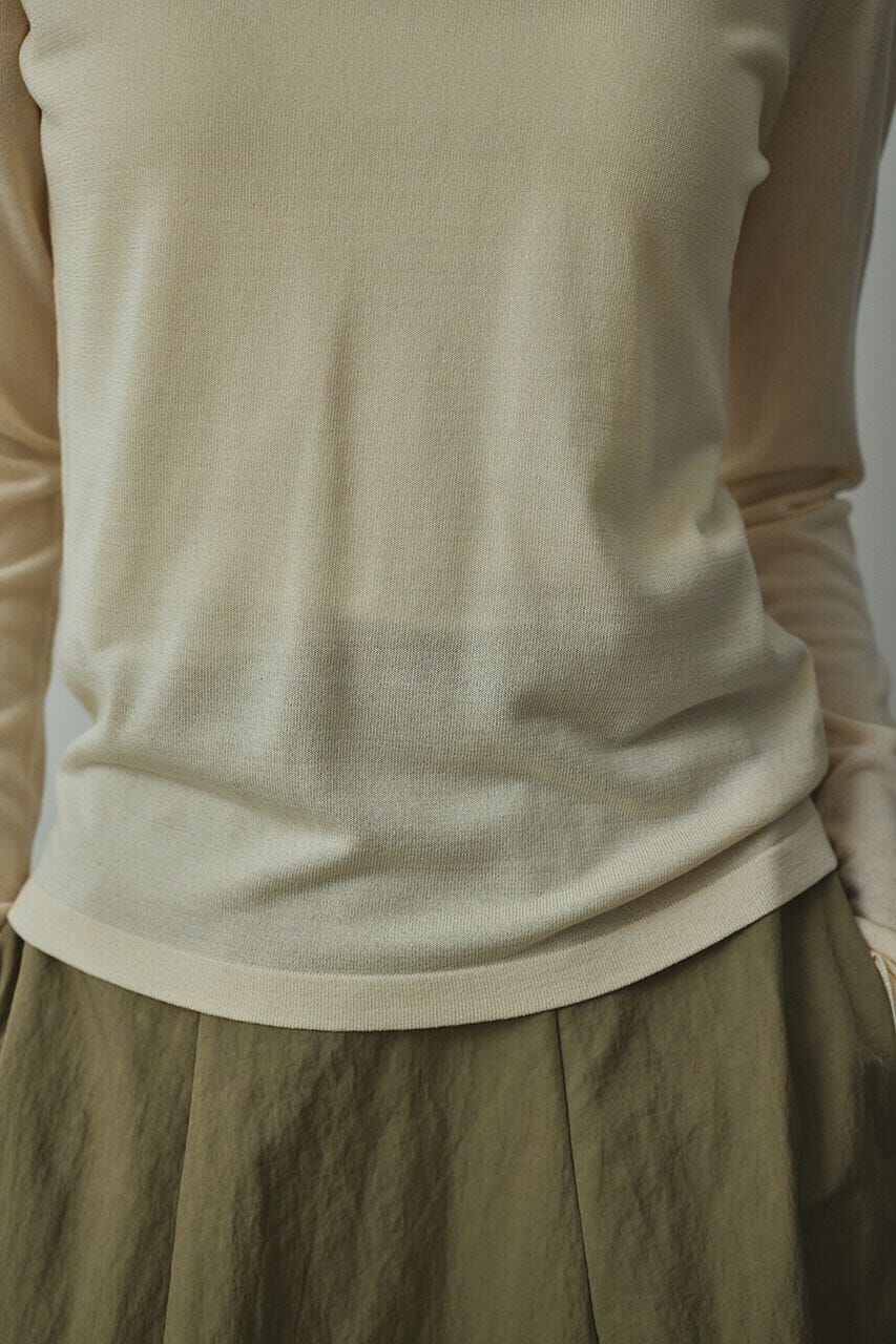 STYLEMIXER「バックストリングウォッシャブルニット」|ニット・セーター|