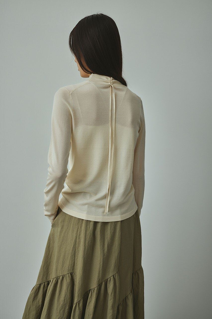 STYLEMIXER「バックストリングウォッシャブルニット」|ニット・セーター|