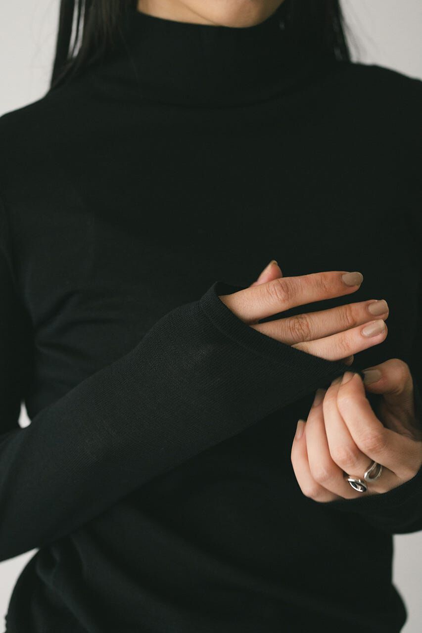 STYLEMIXER「バックストリングウォッシャブルニット」|ニット・セーター|