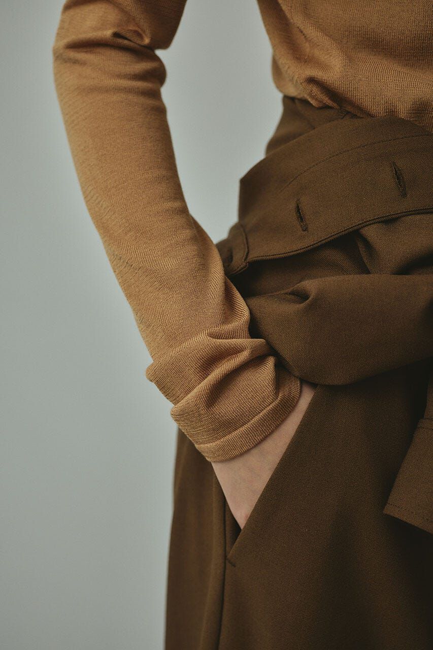 STYLEMIXER「バックストリングウォッシャブルニット」|ニット・セーター|