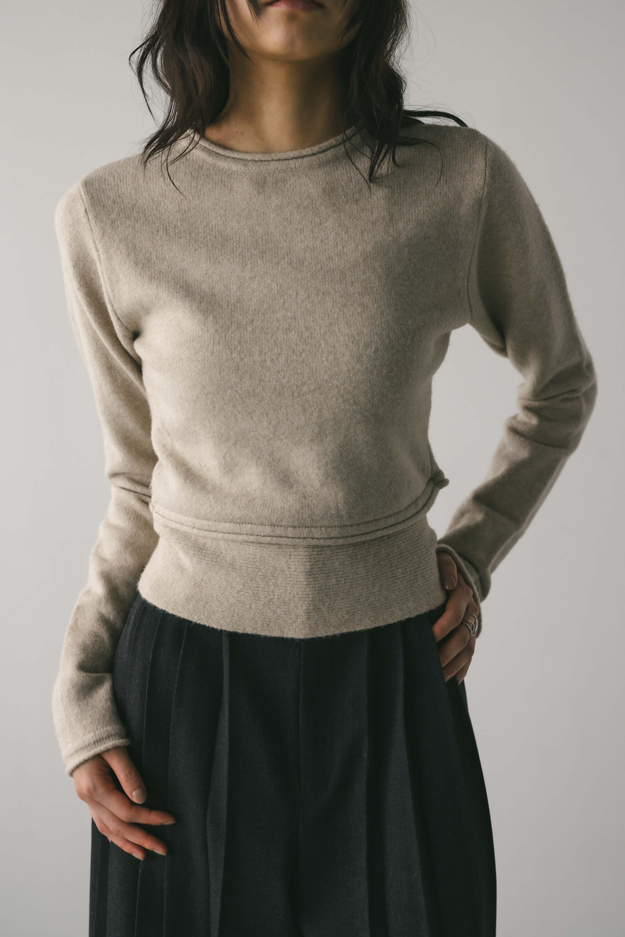 STYLEMIXER「2WAYウエストマークニット」|ニット・セーター|