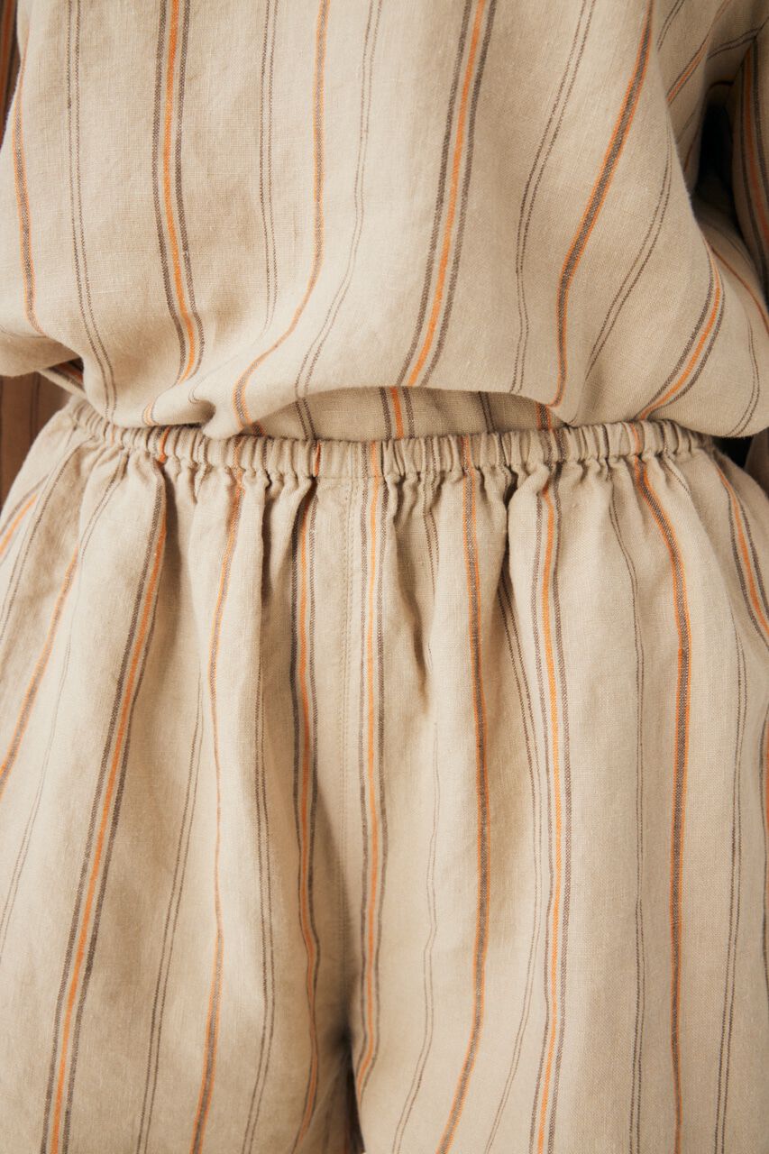 MOUSSY「LINEN STRIPE ミニドレス＆パンツ」|ワンピース|