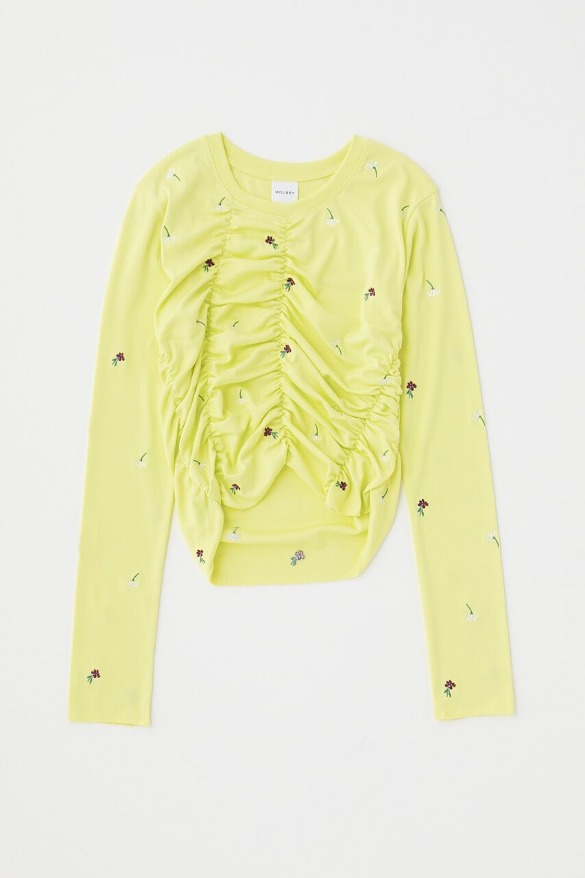 MOUSSY「FLORAL RANDOM GATHER LS Tシャツ」|Tシャツ・カットソー|