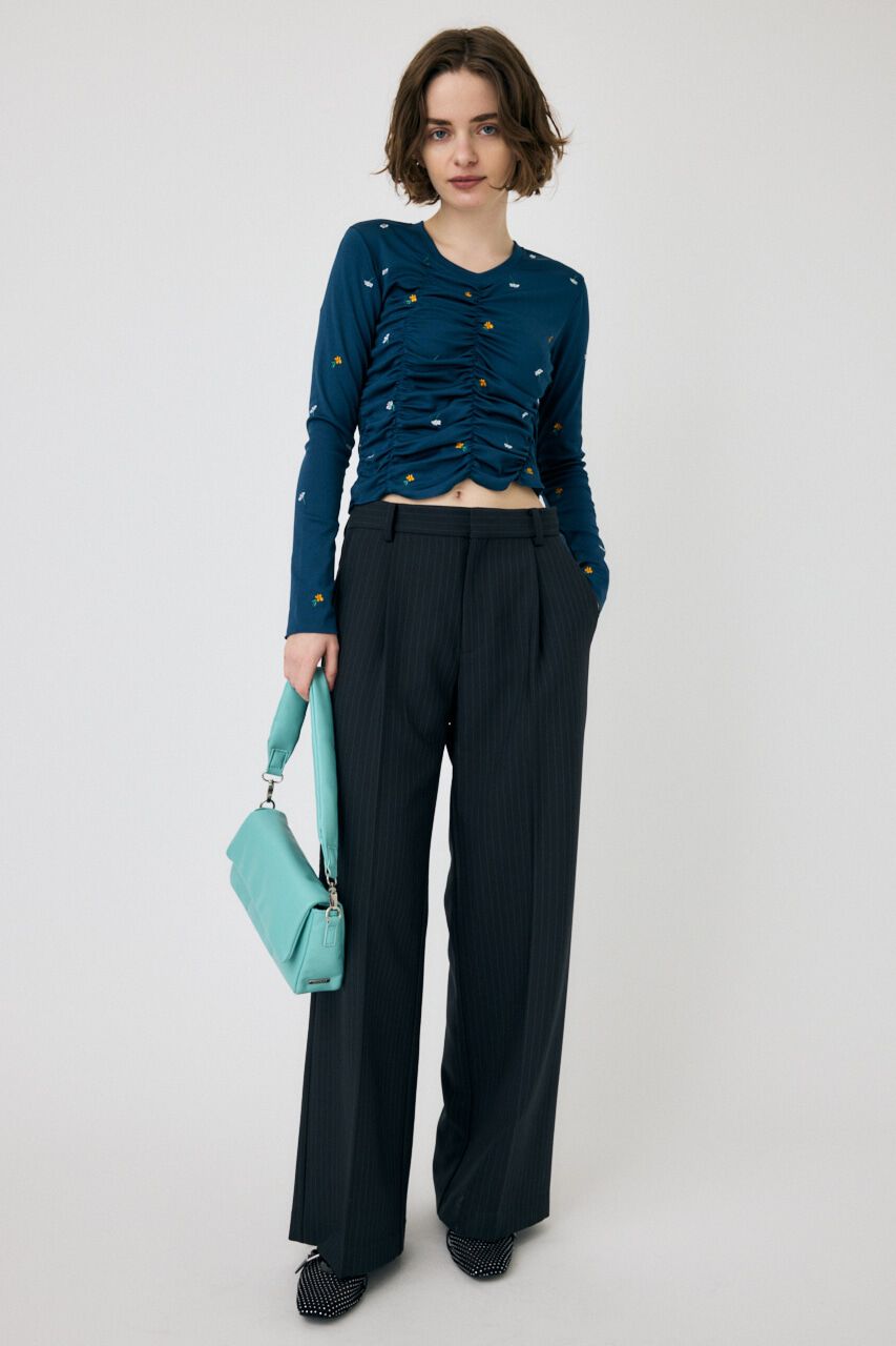 MOUSSY「FLORAL RANDOM GATHER LS Tシャツ」|Tシャツ・カットソー|