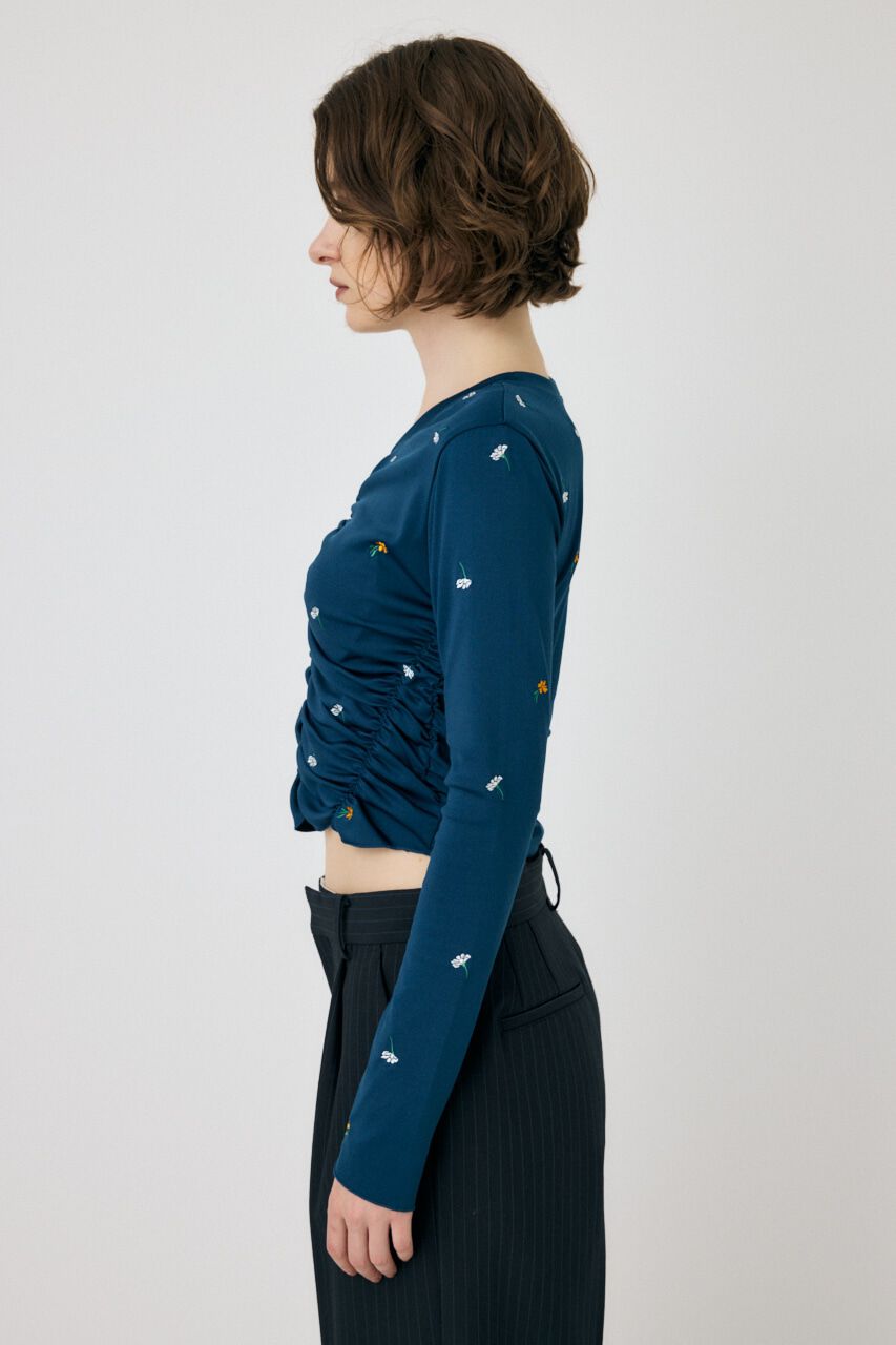 MOUSSY「FLORAL RANDOM GATHER LS Tシャツ」|Tシャツ・カットソー|
