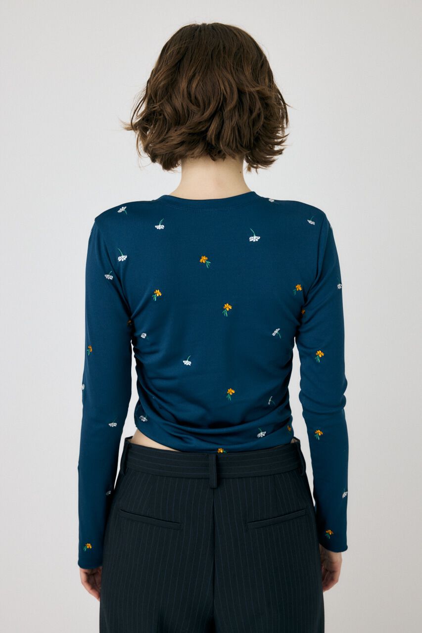 MOUSSY「FLORAL RANDOM GATHER LS Tシャツ」|Tシャツ・カットソー|