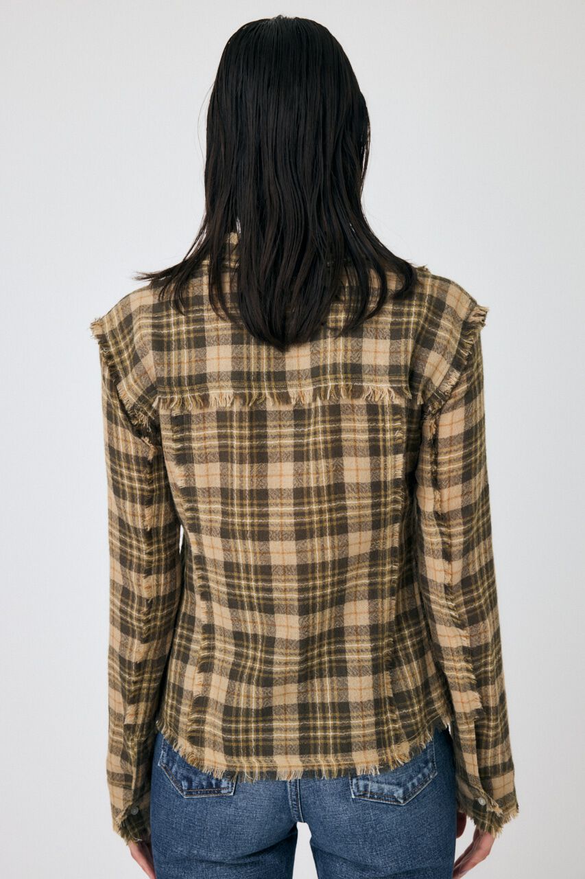 MOUSSY「DOUBLE FRONT TARTAN シャツ」|シャツ・ブラウス|