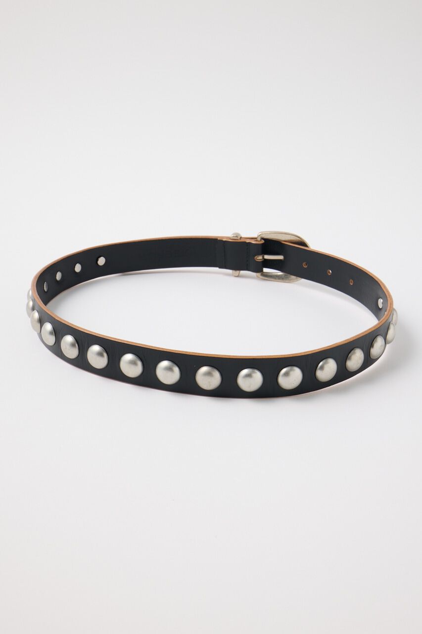 MOUSSY「STUDS LEATHER ベルト」|ベルト|
