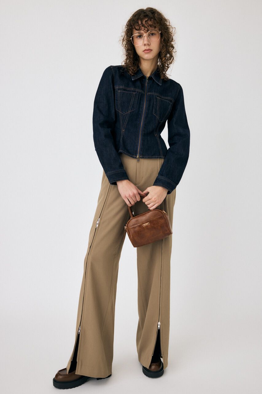 MOUSSY「WAIST TUCK デニムシャツ」|シャツ・ブラウス|