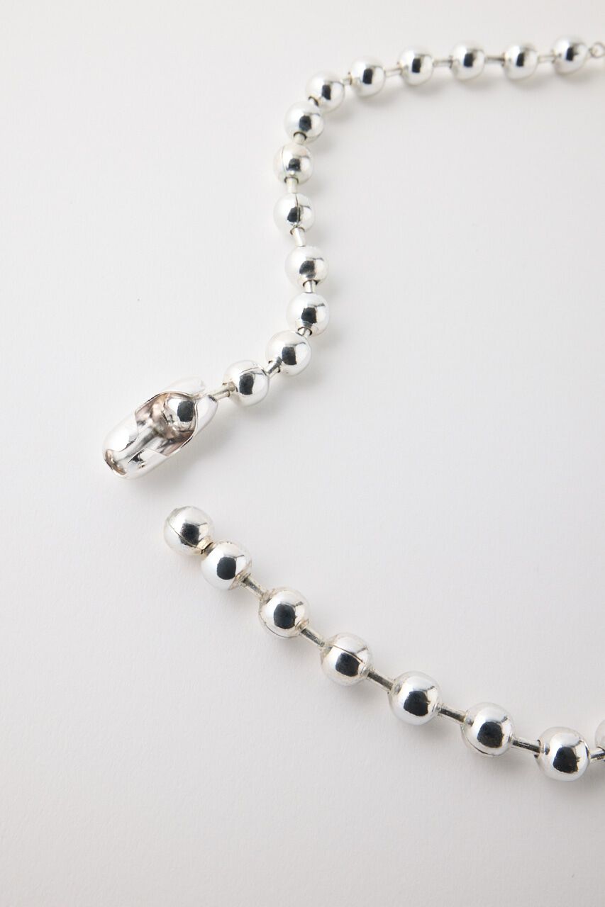 MOUSSY「SLV925 PLATING チェーンネックレス」|ネックレス|