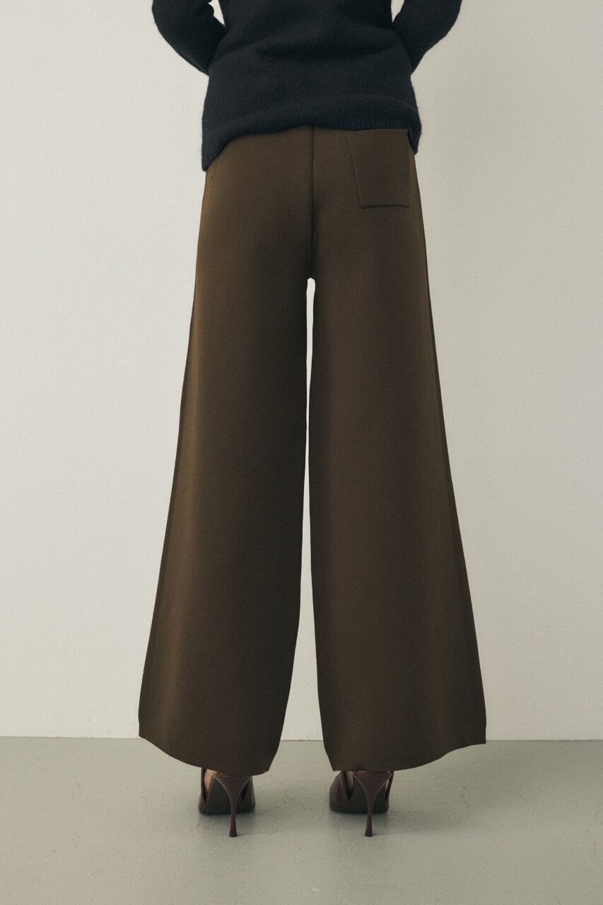 MOUSSY「ニットワイドパンツ　リサイクルポリエステル&times;オーガニックコットン」|その他|