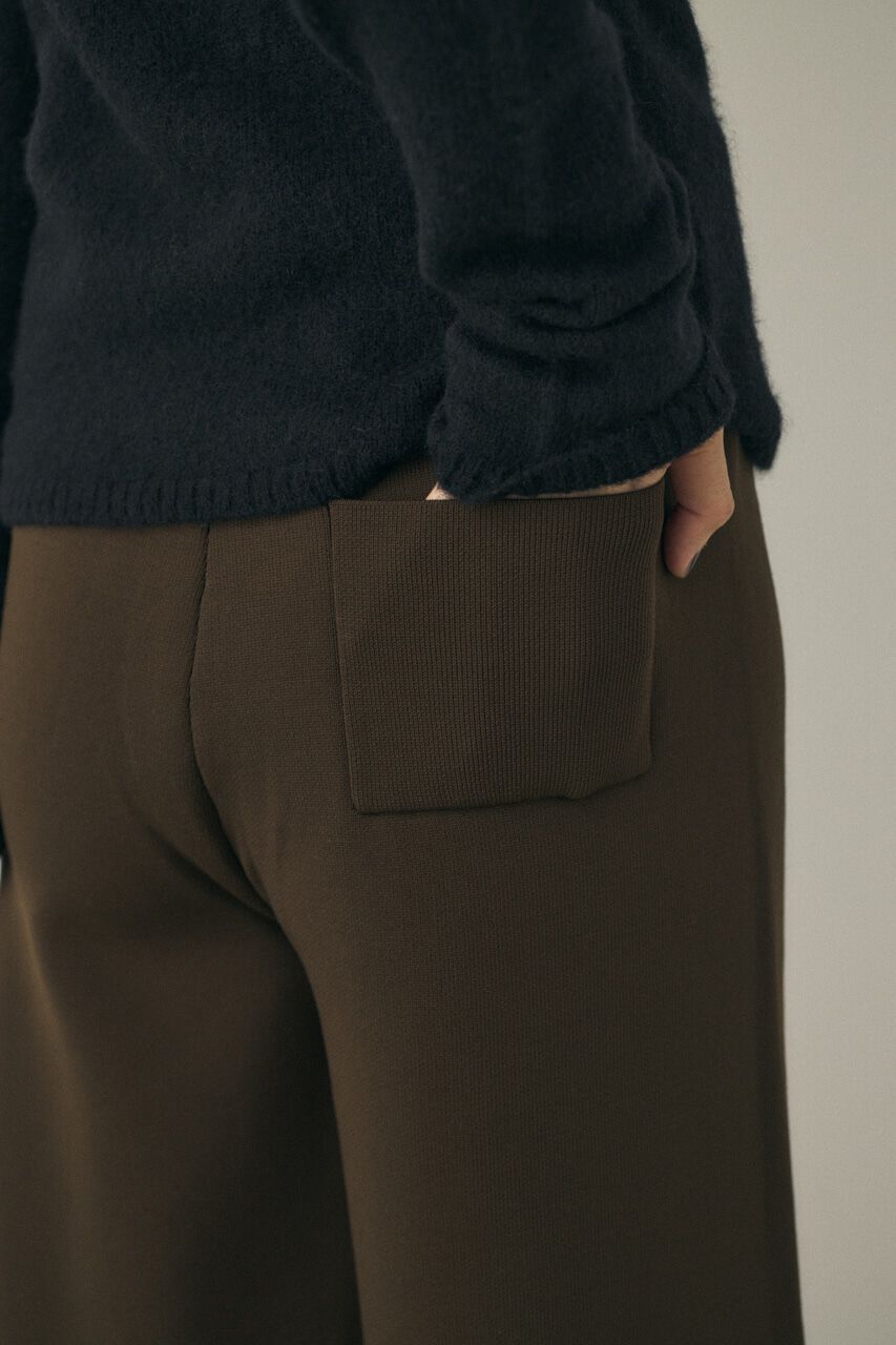 MOUSSY「ニットワイドパンツ　リサイクルポリエステル&times;オーガニックコットン」|その他|
