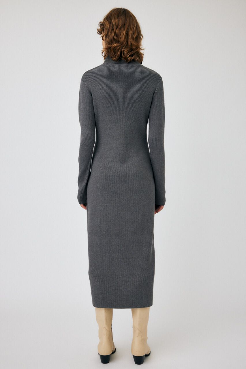 MOUSSY「RIB KNIT ロングドレス」|ワンピース|