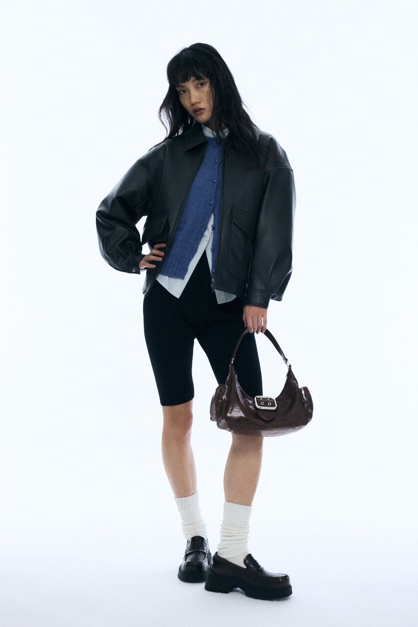 MOUSSY「BUTTON UP ニットカーディガン」|カーディガン|