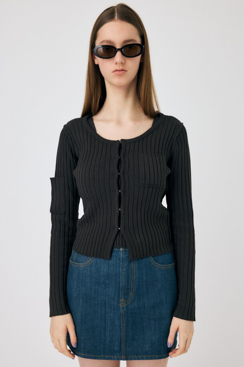 MOUSSY「RIB KNIT CD & タンク」|ニット・セーター|