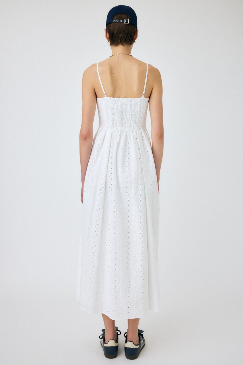 MOUSSY「EYELET LACE ドレス」|ワンピース|