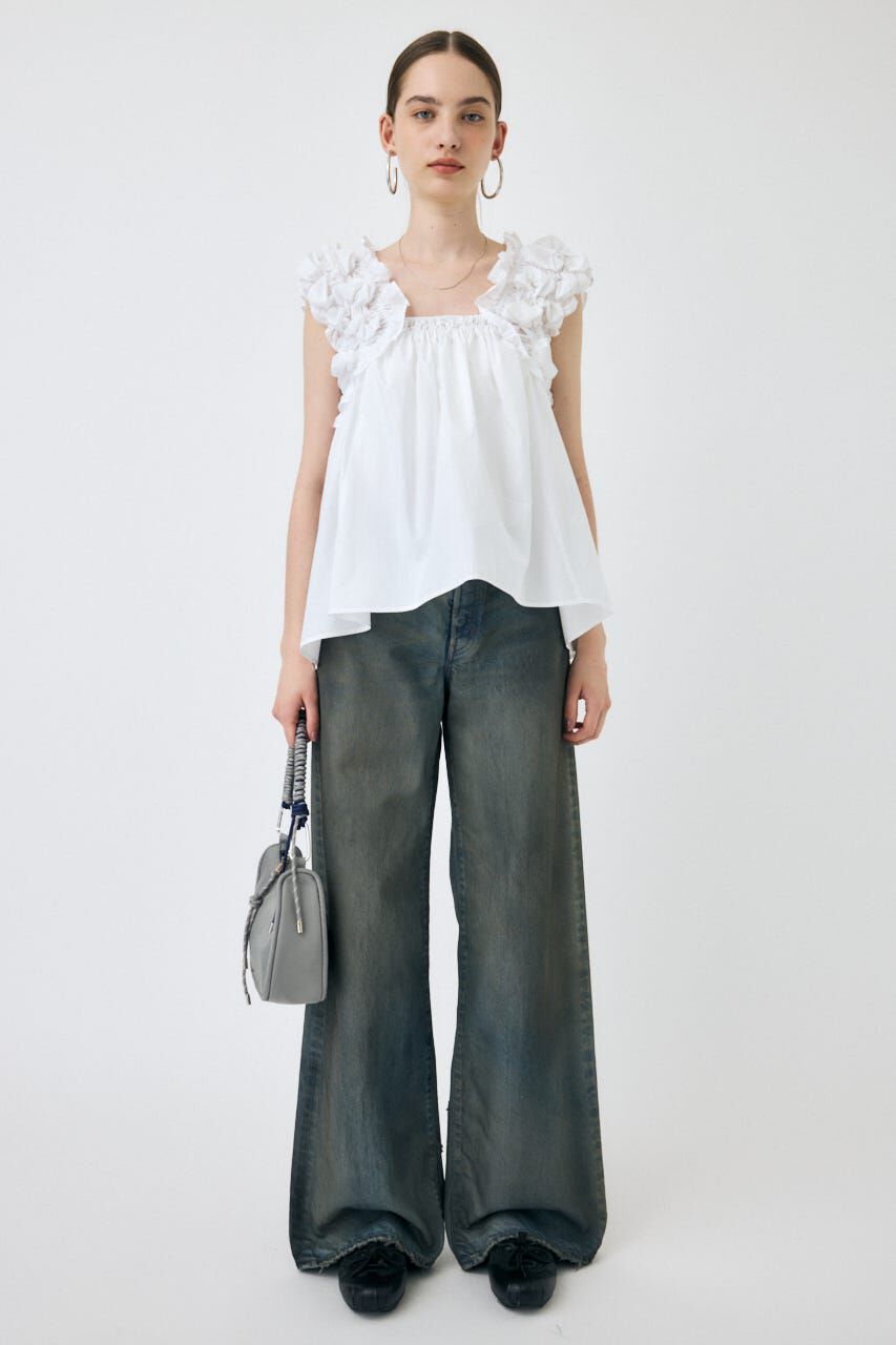 MOUSSY「SHOULDER FRILLS トップス」|その他|