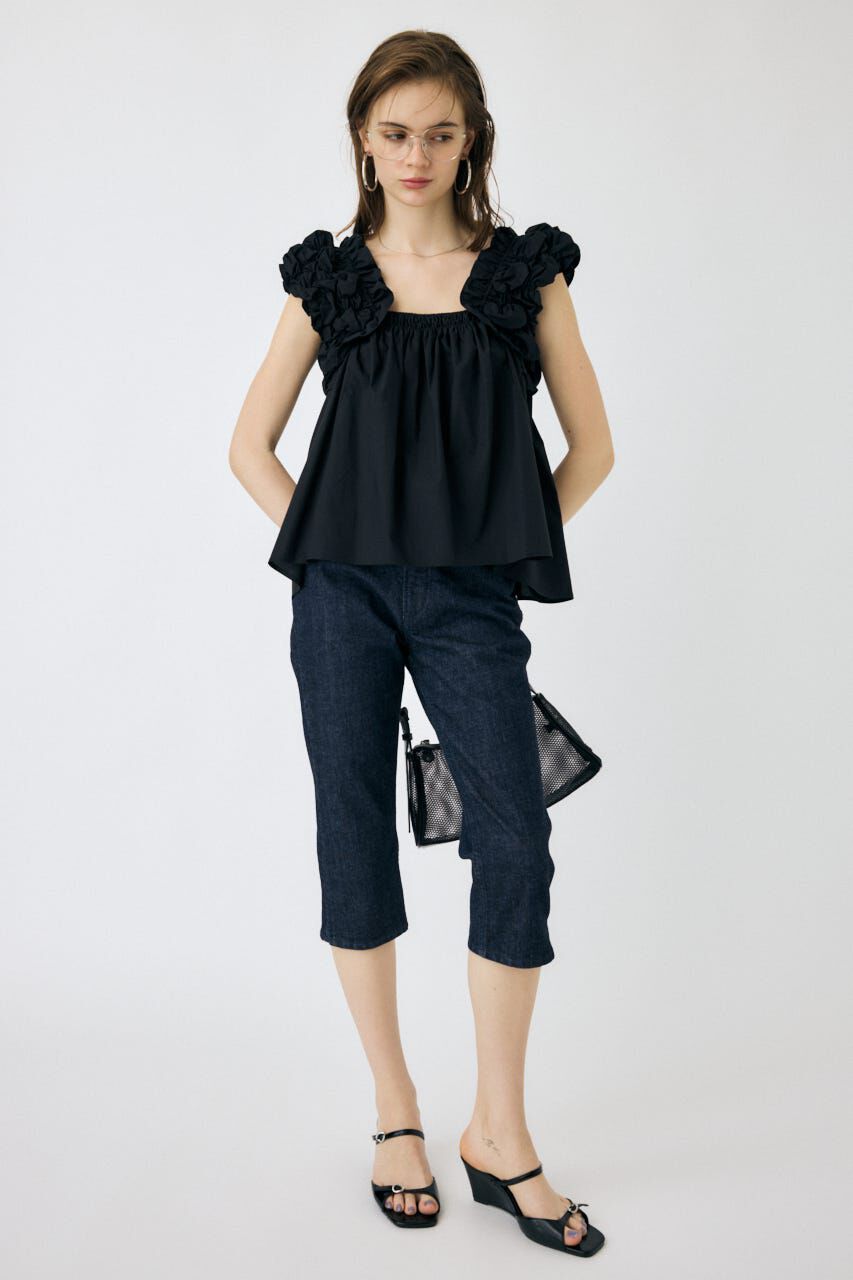 MOUSSY「SHOULDER FRILLS トップス」|その他|