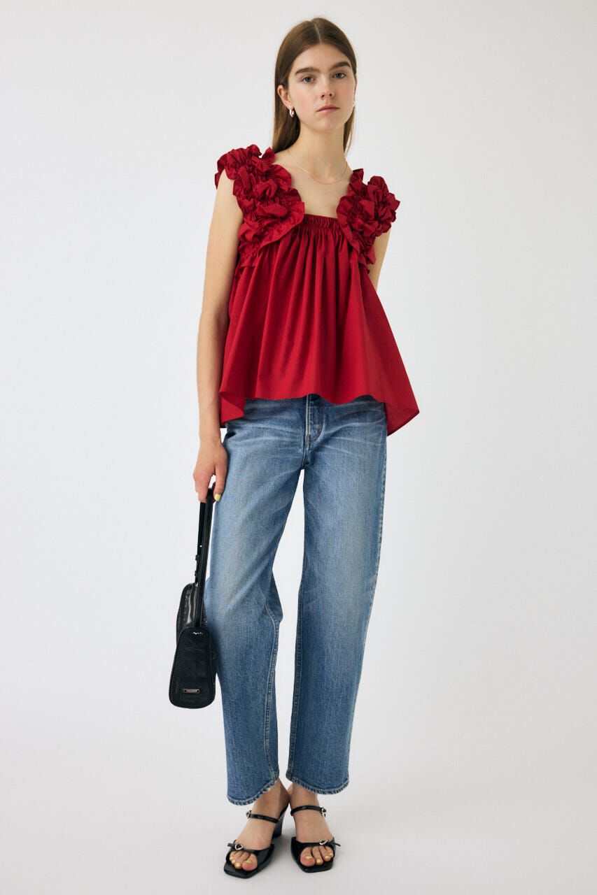 MOUSSY「SHOULDER FRILLS トップス」|その他|