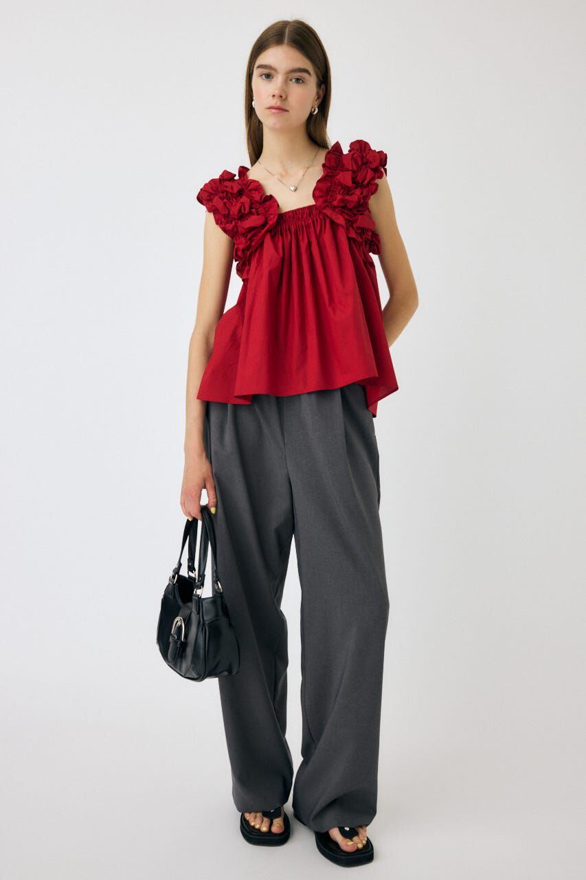 MOUSSY「SHOULDER FRILLS トップス」|その他|