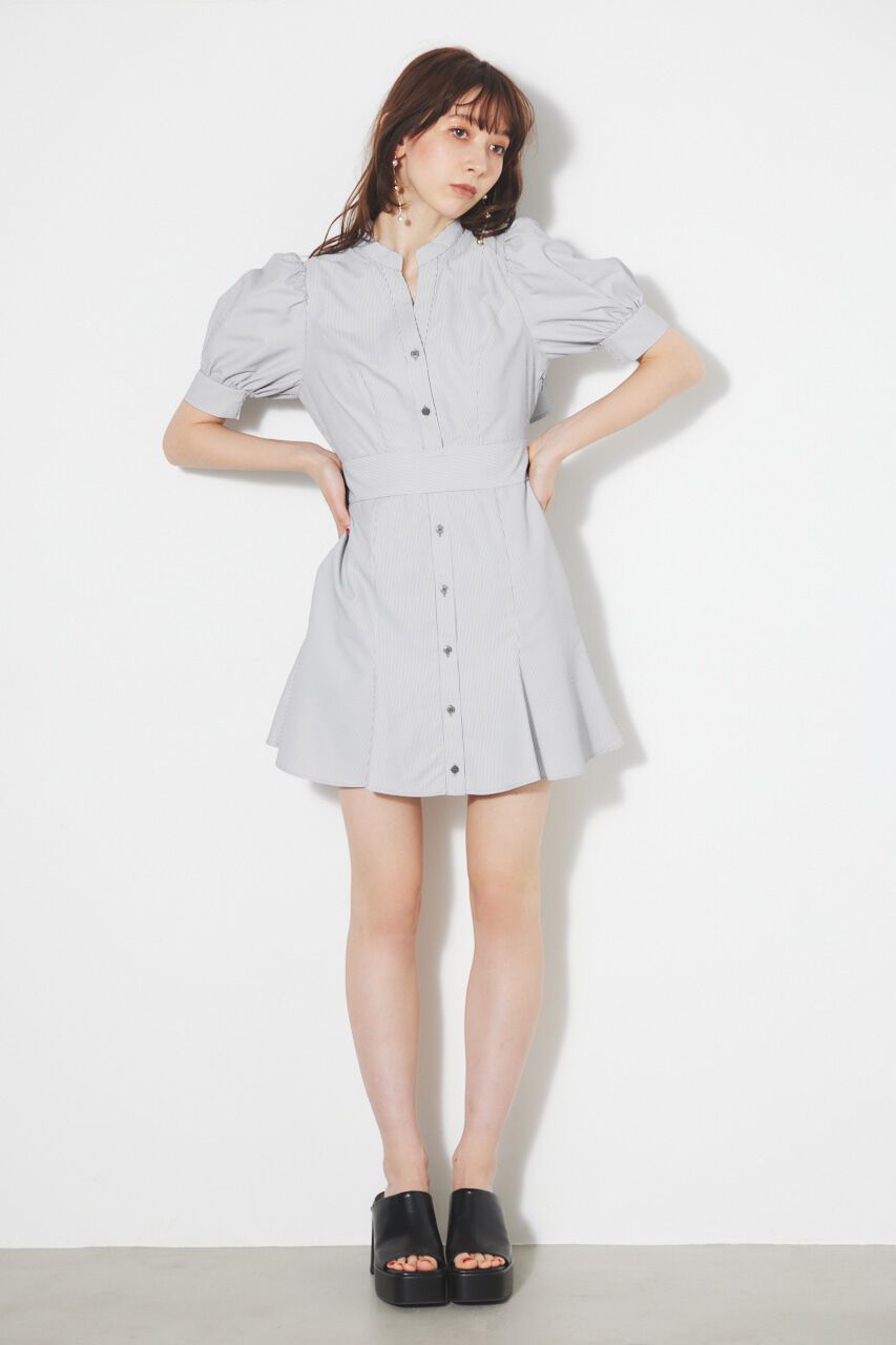 rienda「バックフリルオープンマーメイドミニOP」|ワンピース|