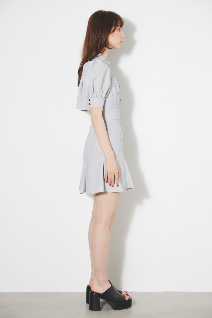 rienda「バックフリルオープンマーメイドミニOP」|ワンピース|