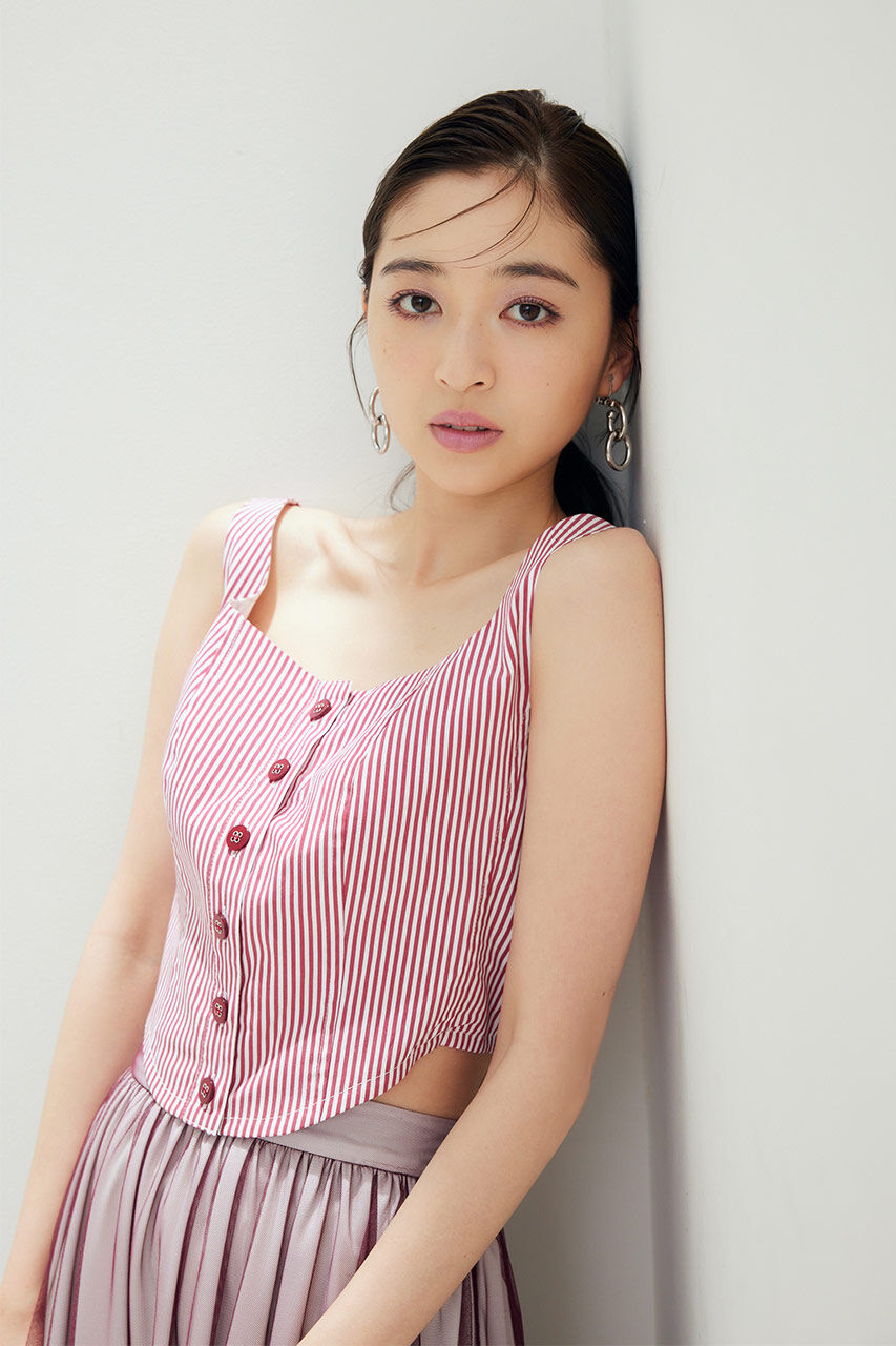 rienda「ラウンドヘムビスチェTOP」|その他|Multi_1