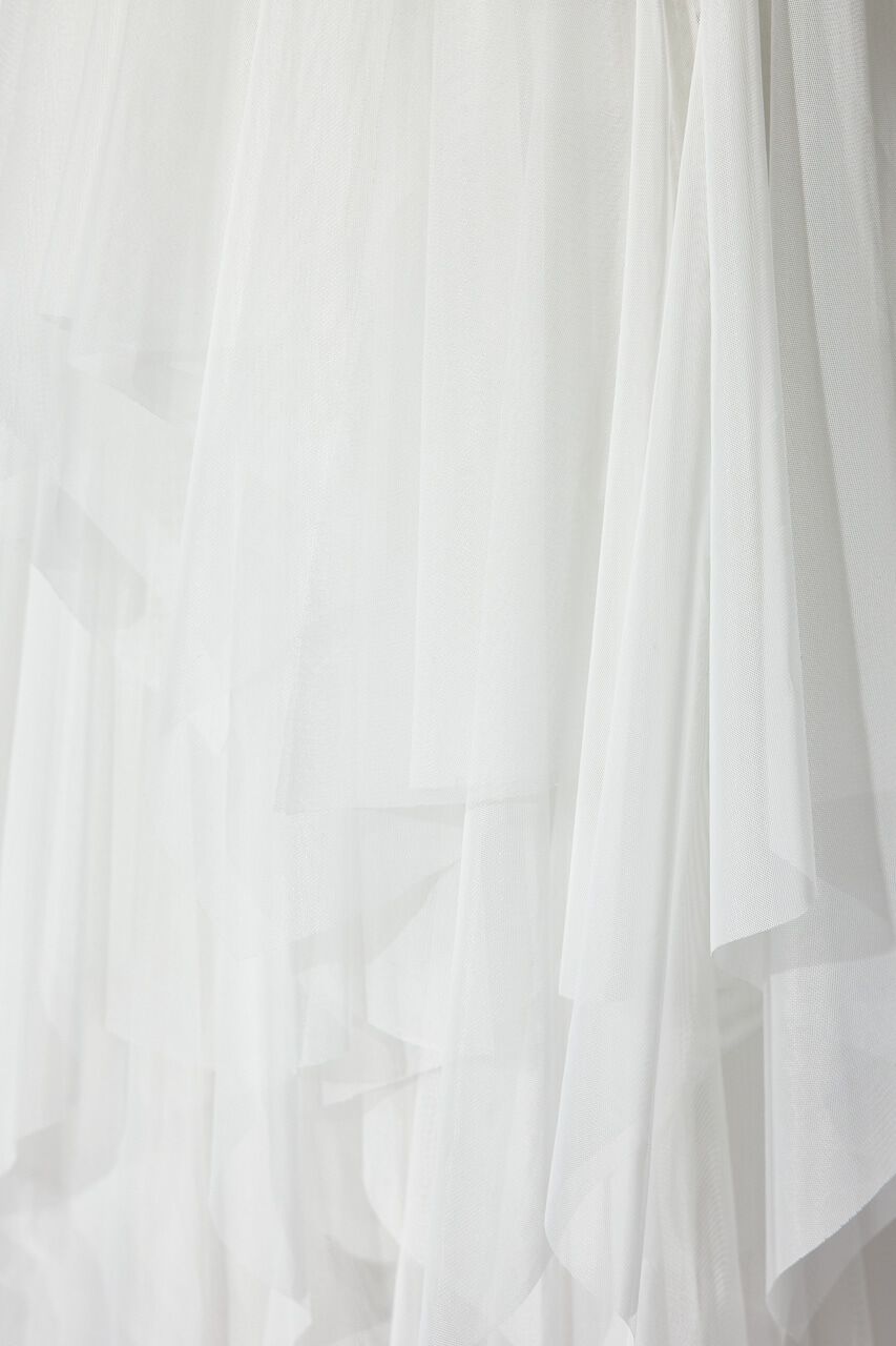 rienda「ニュアンスランダムチュールジャストウエストスカート」|スカート|