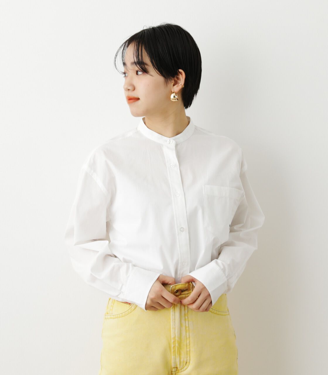 RODEO CROWNS「ビックカラー付きシャツ」|シャツ・ブラウス|