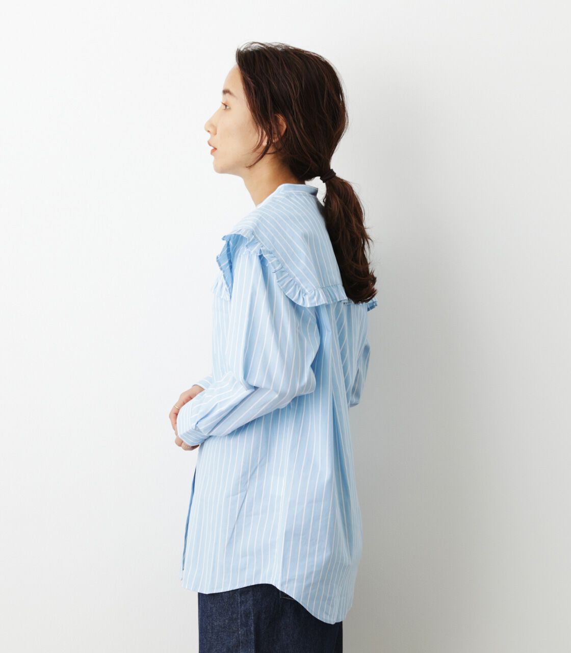 RODEO CROWNS「ビックカラー付きシャツ」|シャツ・ブラウス|