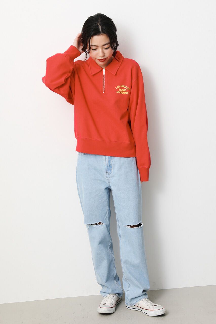 RODEO CROWNS「GOOD OLDハーフジップスウェットトップス」|パーカー|