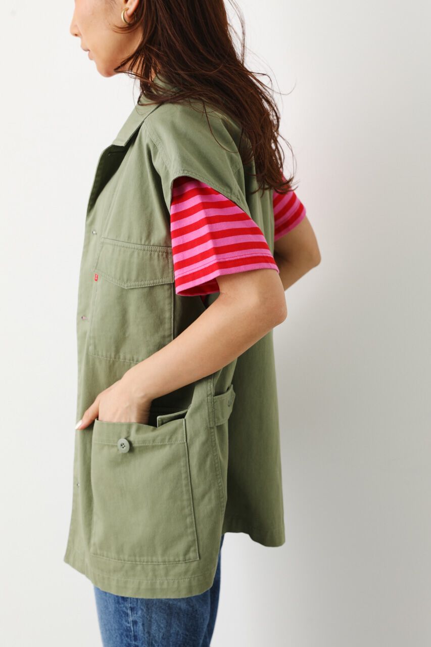 RODEO CROWNS「ミリタリーオーバーベスト」|ダウンベスト・ベスト|