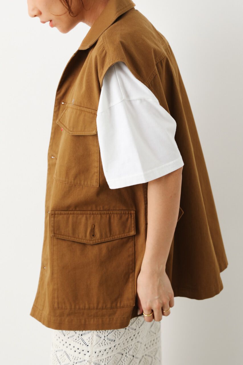 RODEO CROWNS「ミリタリーオーバーベスト」|ダウンベスト・ベスト|