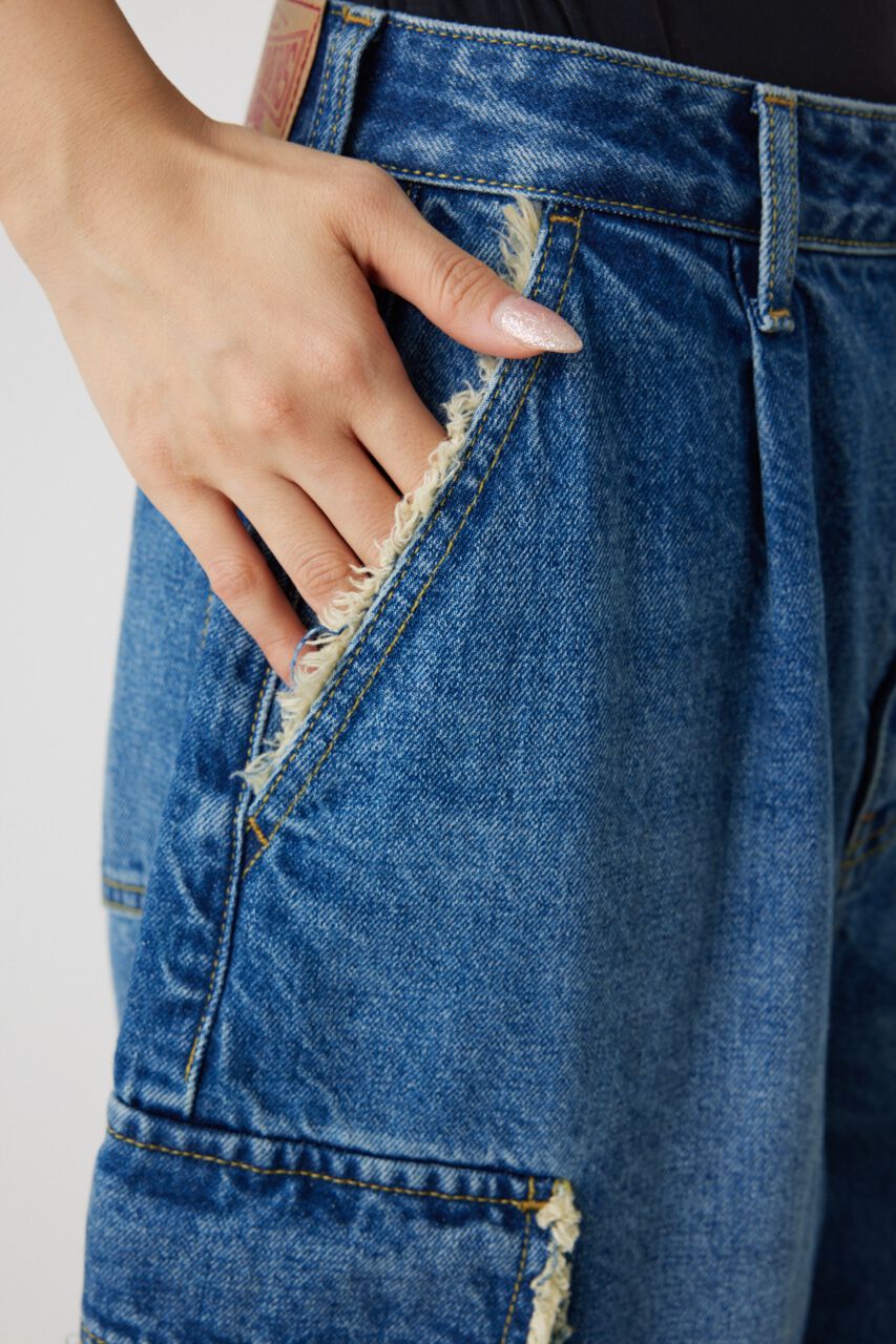 RODEO CROWNS「DENIMカーゴパンツ」|デニム|