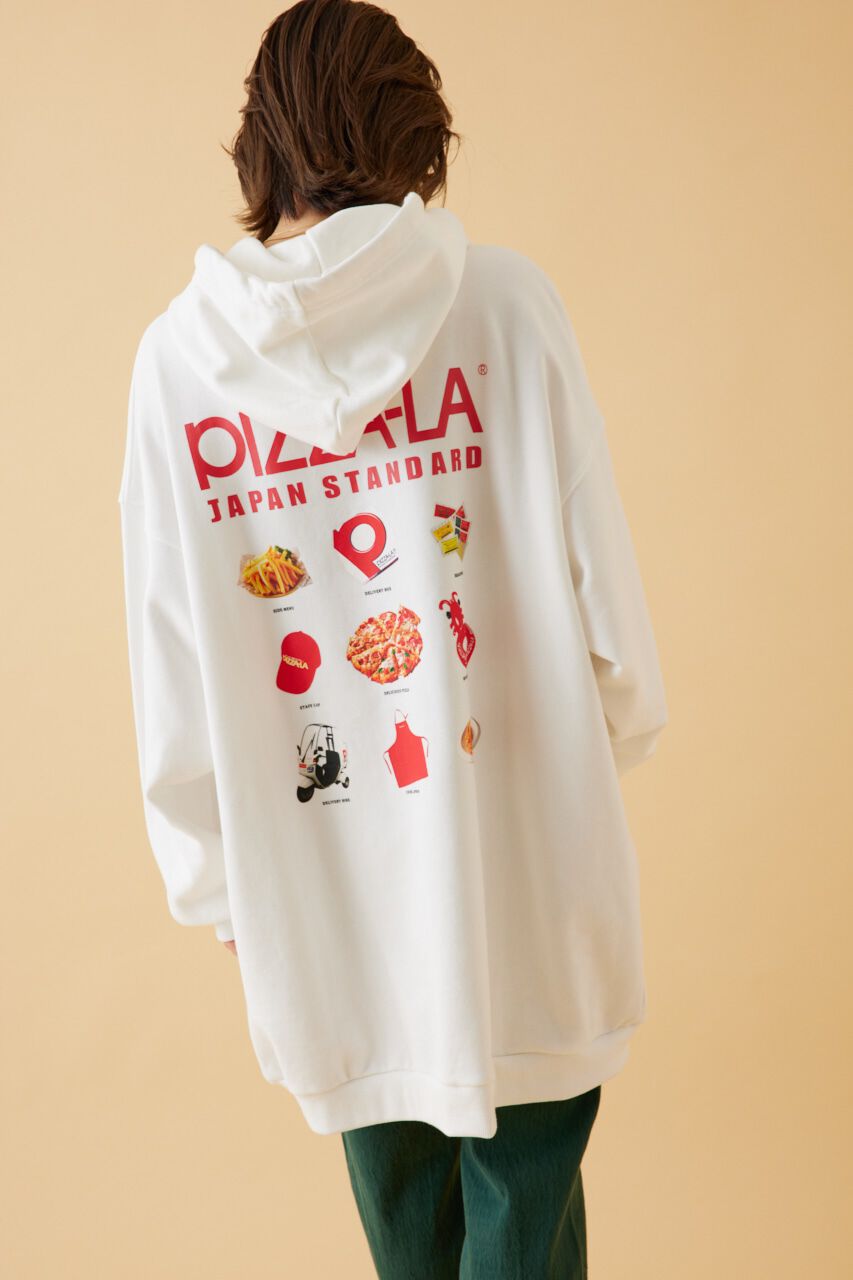 RODEO CROWNS「PIZZA-LA パーカーワンピース」|ワンピース|O/WHT1